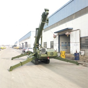 स्पाइडर क्रेन, स्व-चालित ट्रैक, 360 टर्न टॉवर टर्नटेबल विंच क्रेन - Product Image 6