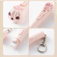 Alta quantità 5 in 1 puntatore Laser Teaser gatto giocattolo Usb ricaricabile Multi-modello interattivo gatto Laser giocattolo
