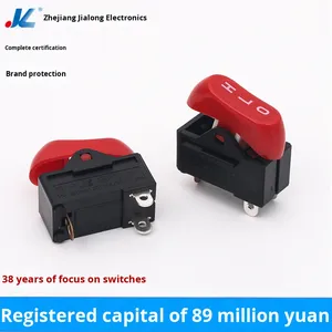 Nhà máy trực tiếp Jialong KND-2-B 15A cao hiện tại loại thuyền Công suất cao màu đỏ ba bánh <span class=keywords><strong>Rocker</strong></span> chuyển IP66 250V 10000 chu kỳ vít - Product Image 3