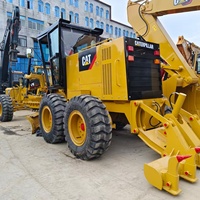 Niveleuse à moteur CAT 140K d'occasion, Caterpillar 140K 140H, niveleuse de construction routière avec peu d'heures de fonctionnement, à vendre