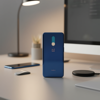 Coque arrière en verre de remplacement pour téléphone mobile OnePlus 7 Pro - Bleu