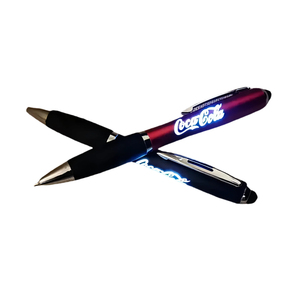 Jinfusi OEM özel Logo ile Led ışık Up hediye yumuşak dokunmatik ekran kalemi, Logo ile Stylus promosyon tükenmez kalem - Product Image 1