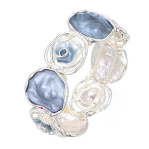 Nuevo geométrico Circular Rosa ahueca hacia fuera el color goteo empalme diseño collar pendientes <span class=keywords><strong>accesorios</strong></span> conjunto - Product Image 6