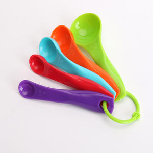 Gadget de cocina de alta calidad, herramientas para hornear y repostería, juego de cucharas medidoras de plástico de 5 piezas - Product Image 2