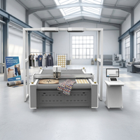 Cutter CNC à Lame Oscillante Haute Précision pour Chaussures, Sacs, Cuir, Textiles et Matériaux Composites avec Système de Nesting Intelligent à Vision
