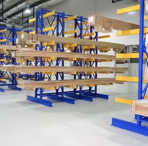 Estantería Cantilever de Acero de Una Sola Cara Nuoteng, Unidad de Almacenamiento Galvanizada con Recubrimiento Electrostático en Polvo, Instalación Enchufable - Product Image 2
