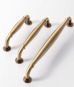 Hot Sale Solid Antique Brass Furniture Handles &amp; <strong>Knobs</strong> Bronze Kitchen <strong>Cabinet</strong> Handle Round Drawer Pulls and <strong>Knobs</strong> - Product Image 3