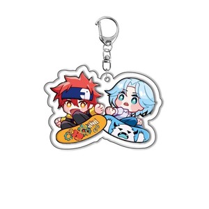 Pendentif Anime <span class=keywords><strong>SK8</strong></span> l'Infini Double Face HD Acrylique Porte-clés - Product Image 4