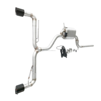 Système d'échappement Catback Valvetronic en acier inoxydable 304 pour Volkswagen Scirocco R 2.0T 2009-2016
