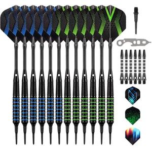 Juego de Dardos de Sisal Profesionalmente Diseñado, Dardos de Hierro para Fiestas - Product Image 1