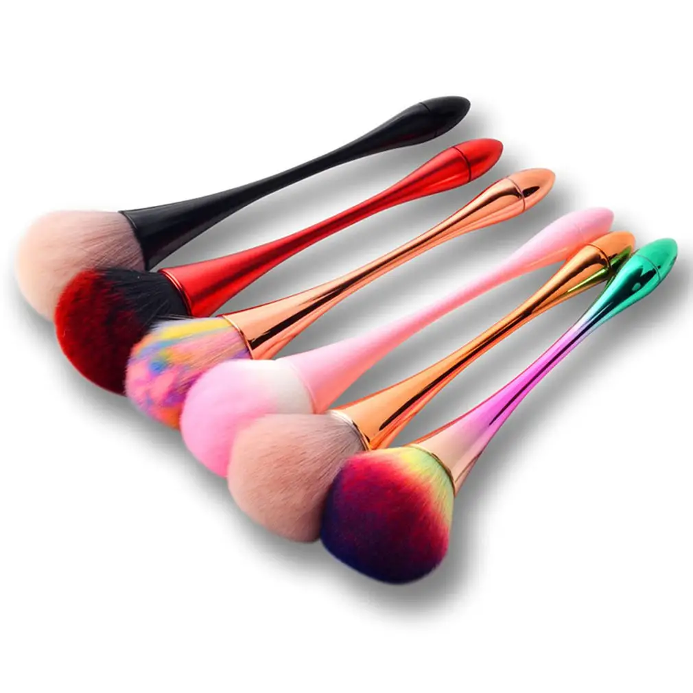 Wholesale Make Up Tools Custom Logo Rose Gold Single Cosmetic Blush Blending Face Makeup Loose Powder Brush