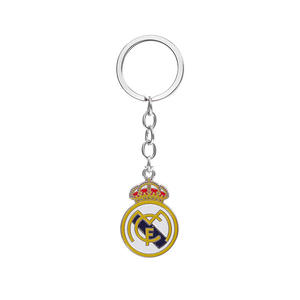 Llaveros de fútbol suaves al por mayor 2026: Llavero de balón de fútbol de equipo para aficionados al fútbol, de goma y aleación de zinc. - Product Image 6