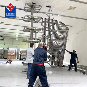 VUÔNG nhanh chóng đóng băng quá trình đông lạnh cá hồi philê đông lạnh xoắn ốc tủ đông - Product Image 5