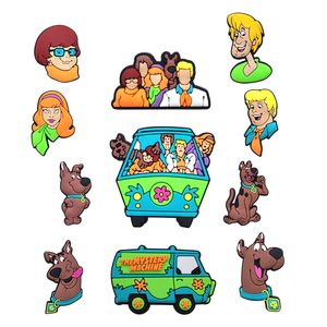 Botones de PVC con Diseño de Perros de Dibujos Animados, Adornos Personalizados para Zapatos, Venta Caliente - Product Image 1