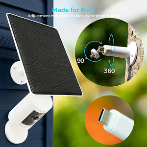 ALECTER Paneles Solares Monocristalinos de Silicio de 8W/10W para Cámaras de Seguridad, 23% de Conversión, IP65 Impermeables para Exteriores, CE ROHS ISO, Negros - Product Image 4