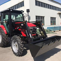 Tracteur Agricole Euro 5 Quatre Roues Motrices le Plus Vendu avec Puissance Nominale de 120 CV, Fonctionnalités Multifonctionnelles et Livraison Gratuite