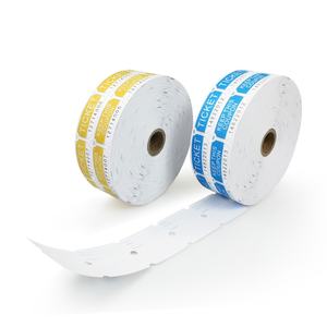 Boletos de Rifa Personalizados con Logotipo, Paquete de 2000 Boletos/Rollo, Boletos de Rifa de Canje Personalizados - Product Image 1