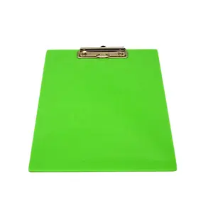 Huisen Akrilik Bening Plastik Fleksibel Logo Kustom Dicetak Clipboard A4 A5 A6