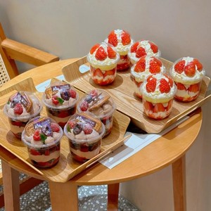 ถ้วยเค้กครีมผลไม้รูปตัวยูแบบใช้แล้วทิ้ง รส<span class=keywords><strong>แมง</strong></span>โก้โอรีโอ แฟตบ็อบคัพ 360 มล. - Product Image 3