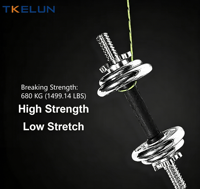 Tali UHMWPE 2.4 mm Lembut, Kekuatan Tinggi, Dapat Disesuaikan, Tahan Potong, Tahan Asam/Alkali, Tahan UV, Untuk Pendakian Batu & Kelautan