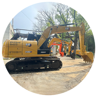 Promotion : Excavatrice sur chenilles Cat 312D d'occasion, peu d'heures de fonctionnement, prix bas, modèle original