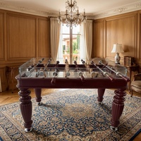 Table de baby-foot vintage rétro en bois massif, jeu de football de table classique pour la maison, le bar ou la salle de jeux