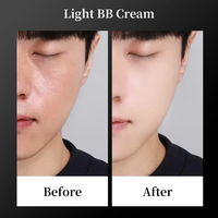 RongYao RTS Light Concealer BB Cream untuk Pria Krim Korektor Warna Kulit Pria Kecantikan Tahan Air Makeup Tahan Lama Krim Wajah