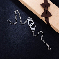 Breloques personnalisés de styliste, plaque d'argent porte-bonheur, en acier inoxydable, chaîne pour le poignet, kit de bracelets, pièces pour l'amitié, vente en gros