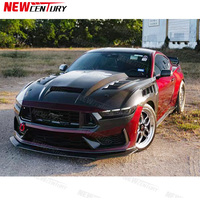 Mustang Capot en fibre de carbone pour Ford Mustang 2024 + Style TF modifié Capot en fibre de carbone