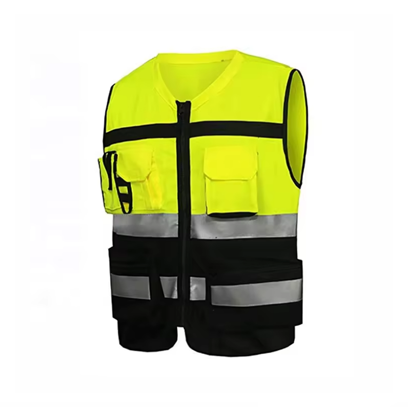 Jaune fluo combiné au noir