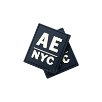 Beau design 3D personnalisable bricolage logo en caoutchouc pour vêtements étiquette en silicone chapeau bagages étiquette de patch en caoutchouc
