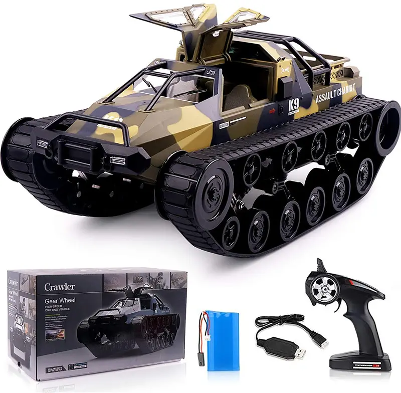 1:12 Scale Off-Road Crawler Remote Control Tank 4WD High Speed All Terrain RC Truck