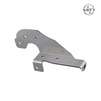 Supports métalliques pour machines à base irrégulière, multi-trous, de haute précision, en zinc plaqué argent pour assemblage structurel
