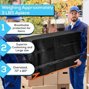 Vente directe d'usine, couvertures de déménagement rembourrées de haute qualité, durables et résistantes <span class=keywords><strong>pour</strong></span> la protection des meubles - Product Image 2