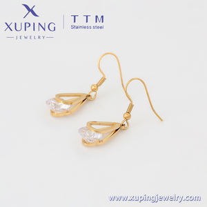 TTM-07 Xuping Sieraden Mode Hoge Kwaliteit 18K Vergulde Oorbel Vrouwen Sieraden Rvs Oorbellen - Product Image 3