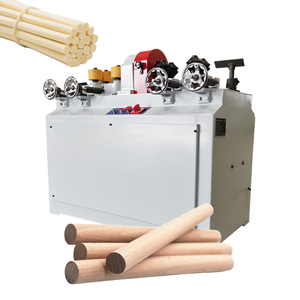 Bâton de balai en bois à faible déchet de matériau faisant la machine Bâton de balai faisant la machine Lissage - Product Image 1
