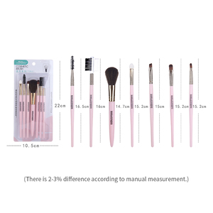 Lameila, Oferta, Peine para Cejas, Cepillo para Pestañas, Rosa, Belleza, Viaje, Set <span class=keywords><strong>de</strong></span> 7 Brochas <span class=keywords><strong>de</strong></span> <span class=keywords><strong>Maquillaje</strong></span> Facial, <span class=keywords><strong>Kit</strong></span> <span class=keywords><strong>de</strong></span> Brochas Cosméticas L0760 - Product Image 6