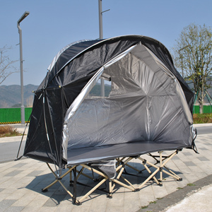 <span class=keywords><strong>Tente</strong></span> pliante portative d'<span class=keywords><strong>auvent</strong></span> CXZ-884 le lit de <span class=keywords><strong>camping</strong></span> pour le <span class=keywords><strong>camping</strong></span> hors sol extérieur solo - Product Image 2