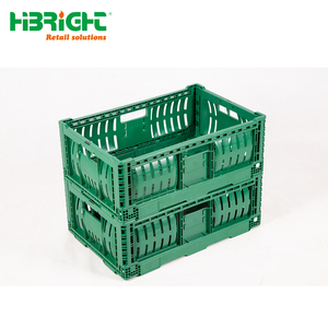 Plastic Farm Collapsible Folding Box Vegetable & Fruit Crate