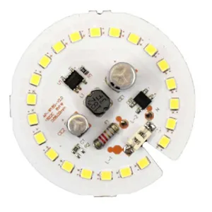 Module d'éclairage led CE RoHs 18w pcb, carte Pcb led sans pilote DOB, module pcb pour éclairage rond et ampoule