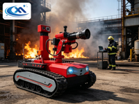 Robot de sauvetage incendie XINGYAO ultra fiable, châssis antidéflagrant, batterie au lithium, commande par application pour sites d'incendie à haut risque