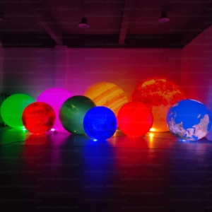 Set Completo di <span class=keywords><strong>9</strong></span> Pianeti Gonfiabili Giganti Impermeabili da 1m-4m per Eventi di Osservazione delle Stelle all'Aperto/Installazioni per Festival/Musei Spaziali - Product Image 3