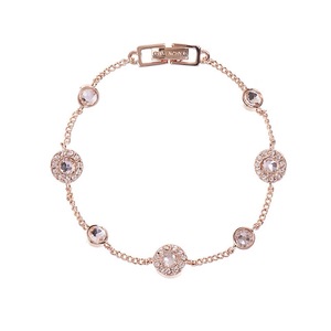 Bracelet en alliage de haute qualité avec diamants en une seule rangée, motif Ciel Étoilé, Œil d'Ange, Anneau de Möbius, Papillon et Fleur - Product Image 2