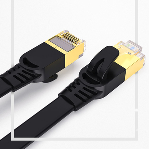 Che chắn FTP <span class=keywords><strong>SFTP</strong></span> cat6a CAT7 phẳng vá dây rj45 dây ethernet che chắn đồng Phẳng vá cáp 1m 2m 3m 5m 10m 15m jumper - Product Image 4