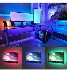 Thông Minh Hồng Ngoại Điều Khiển Từ Xa Ngoài Trời Không Thấm Nước Trang Trí Bầu Không Khí Chiếu Sáng <span class=keywords><strong>LED</strong></span> Điện Áp Thấp 2835 5050 <span class=keywords><strong>RGB</strong></span> Dải Ánh Sáng - Product Image 3