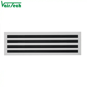 Difusor de Aire Lineal Ajustable de Aluminio para Techo con Caja Plenum para HVAC - Product Image 1