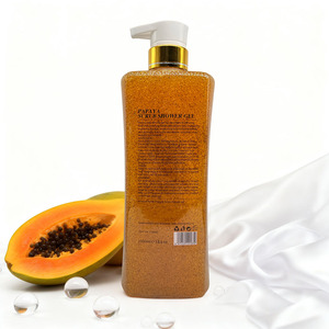 <span class=keywords><strong>Gel</strong></span> <span class=keywords><strong>Douche</strong></span> Super Éclaircissant pour Éliminer les Zones Sombres des Cuisses, les Taches Noires et les Imperfections – Gommage Corporel Super Blanchissant à la Papaye – OEM - Product Image 6