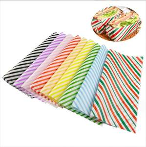 Hot Selling New Design Waxed Deli <b>Paper</b> Sheets Greaseproof Food Wrapping Bread/Sandwich <b>Paper</b> Wraps/Basket Liner for Cookie Use - Product Image 1