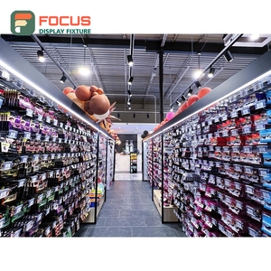 Présentoir de Luxe pour Perruques, Étagère Multi-Niveaux avec Cadre en Verre, Unité de Présentation pour Magasin de Postiches - Product Image 6