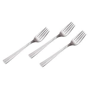 Ensemble de fourchettes à fruits en acier inoxydable Elite, 16,7 cm, chrome poli, passe au lave-vaisselle - Product Image 1